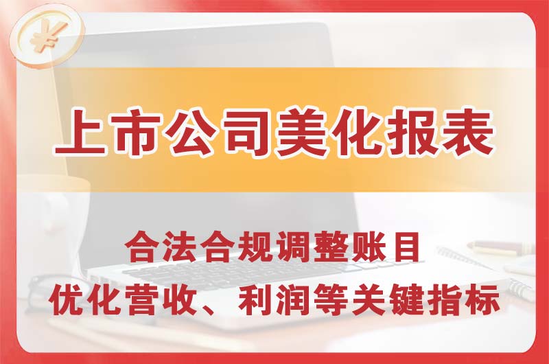 武穴上市公司美化报表